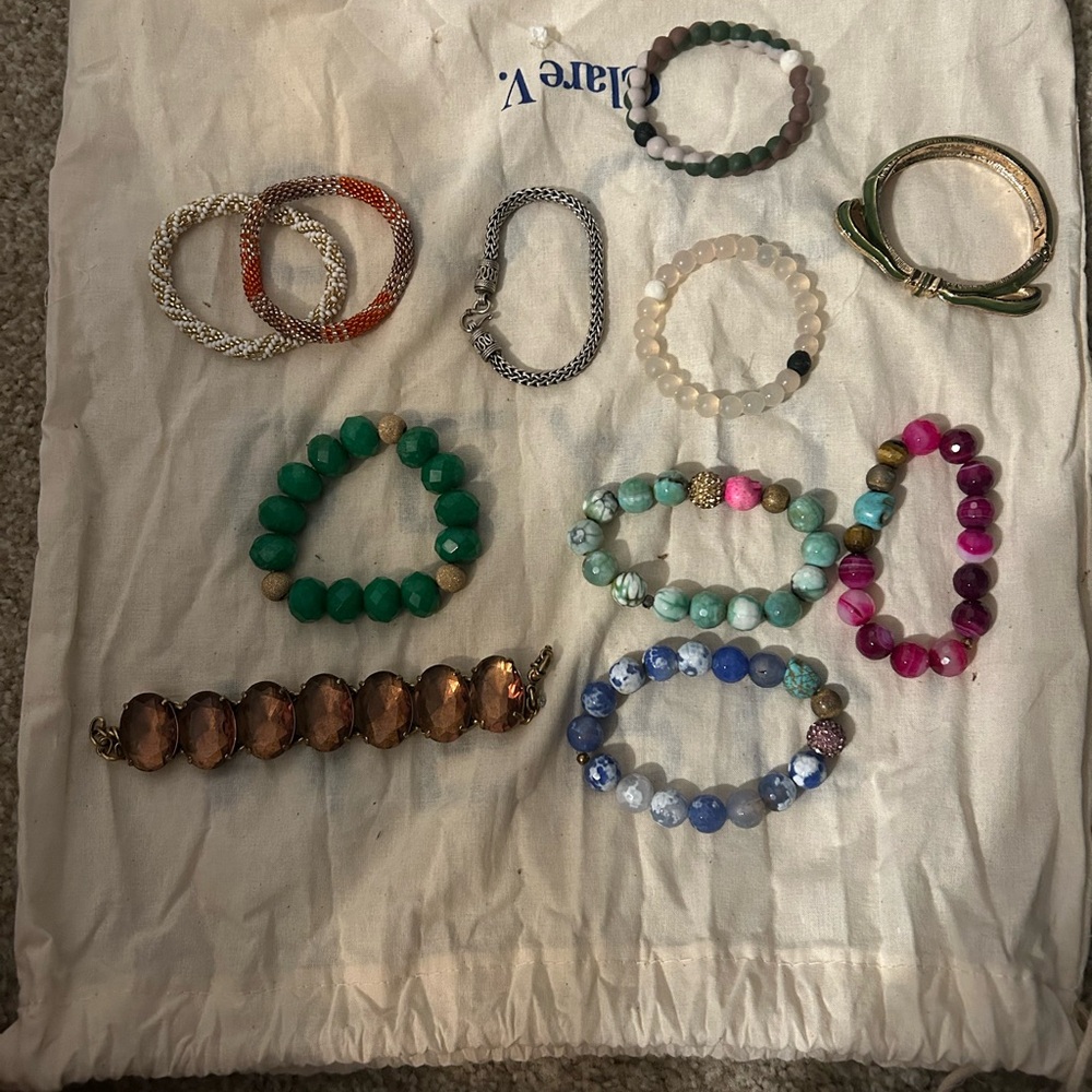 12 Colorful Bracelets